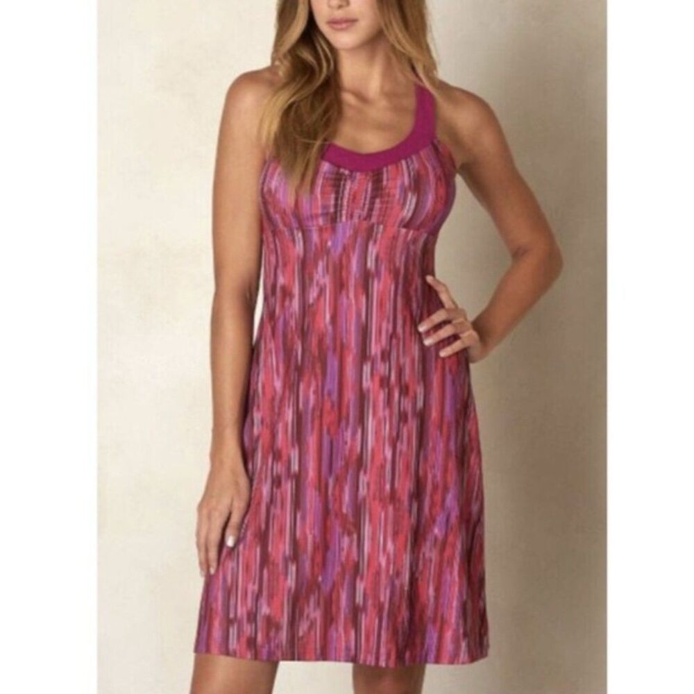 prAna Shauna Active Athleisure Dress in Azalea Rainblur Sz. M